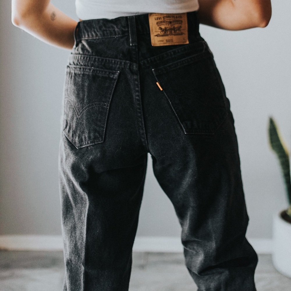 Vintage Levi’s Black Denim High Waist Jeans